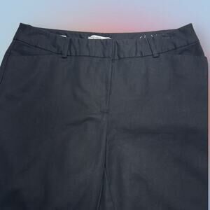 LIZ CLAIBORNE Women’s 10 Petite Black EMMA Ankle Pant